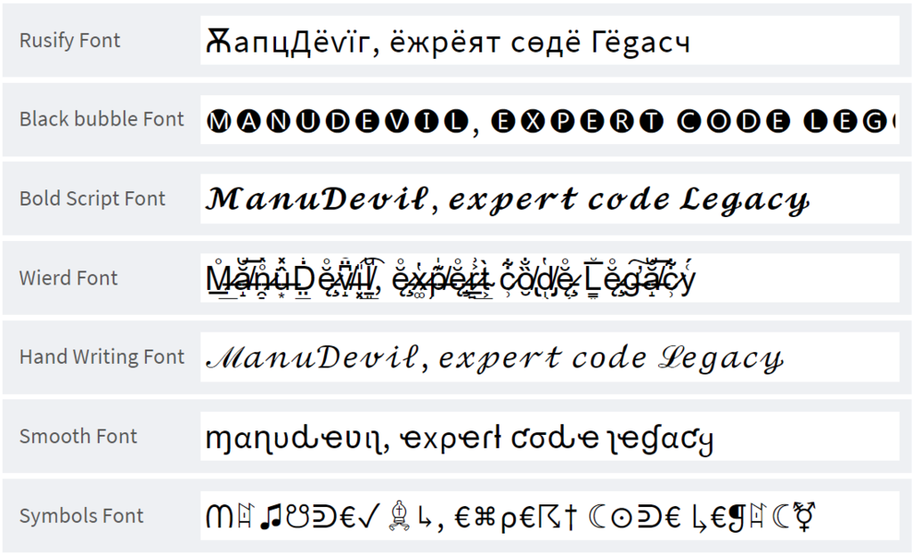 Font Generator & Font Changer - Cool Fancy Text Generator